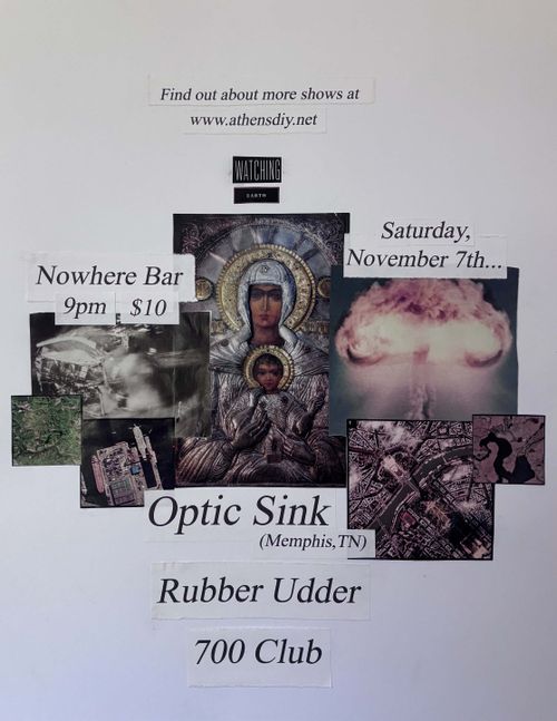 OPTIC SINK(MEMPHIS, TN) + RUBBER UDDER + 700 CLUB