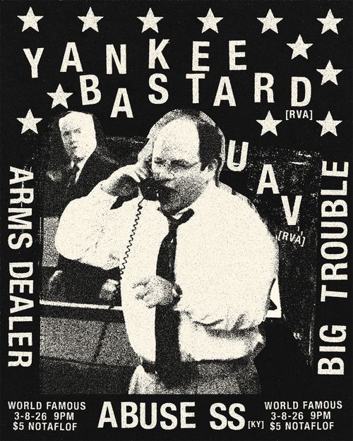 YANKEE BASTARD + UAV + ABUSE SS